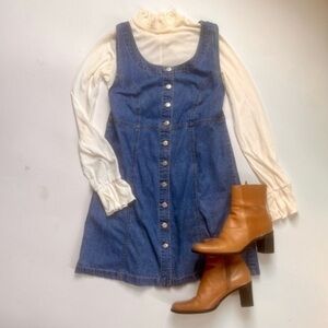 VINTAGE CHEROKEE DENIM MINI DRESS